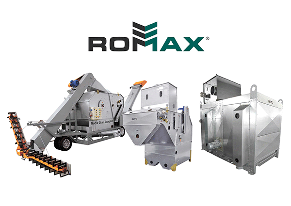 ROMAX, ENglish, Ромакс, silozi, силози,  СортБГ ООД, SortBG Ltd., внос о сервиз, фото, сепаратори, калибратори, сортиращи, почистващи, дозиращи, кантари, теглови, дозатори, сепаратори
