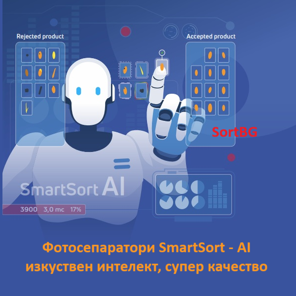 СортБГ ООД, SortBG Ltd., Фотосепаратор, фотосортер, машина за сортиране, оптичен сортер, България